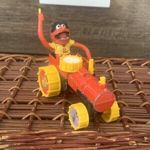 VINTAGE, MUPPET SHOW CORGI "ANIMAL," YELLOW DIECAST VEHICLE, Pre-Owned (c) 1979